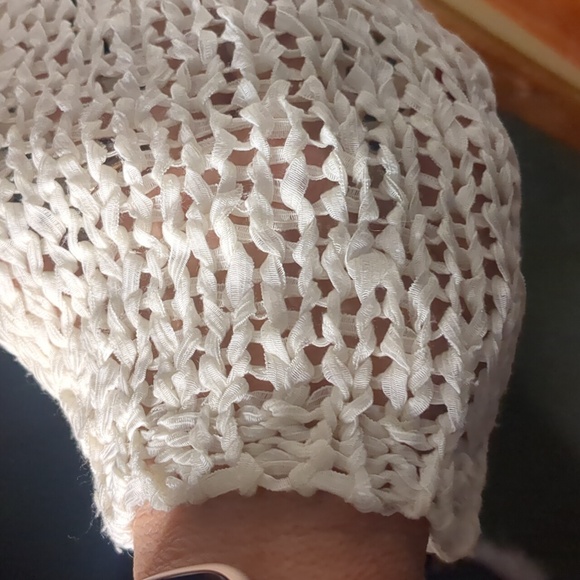 ESPRIT* XXL ladies open weave boho hippy chic free people inspired sweater - Picture 5 of 15